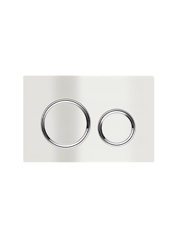 Meir Sigma 21 Dual Flush Plates for Geberit -  PVD Brushed Nickel
