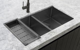 Kitchen Sink Colander - PVD Gunmetal Black - MCO-01-PVDGM