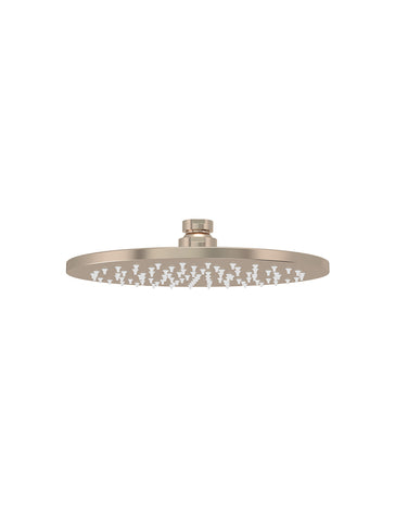 Round Shower Rose 200mm - Champagne