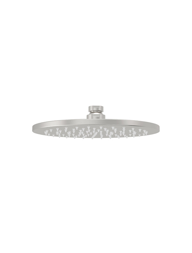 Round Shower Rose 200mm - PVD Brushed Nickel (SKU: MH04N-PVDBN) by Meir