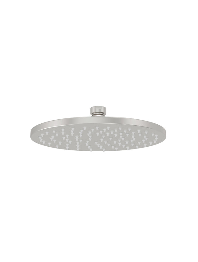 Round Shower Rose 200mm - PVD Brushed Nickel (SKU: MH04N-PVDBN) by Meir