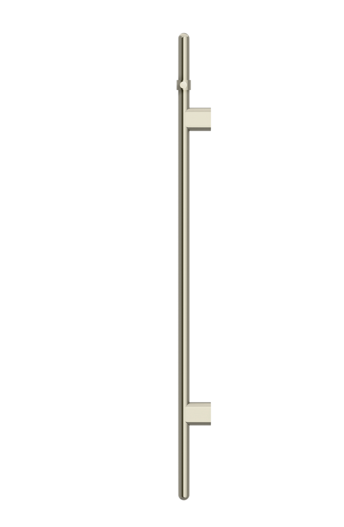 Heated Vertical Towel Rail PVD Brushed Nickel MHT02B PVDBN Meir
