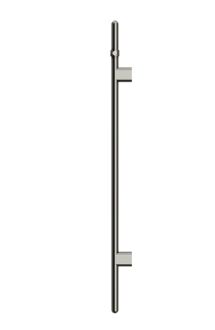 Heated Vertical Towel Rail - Shadow Gunmetal