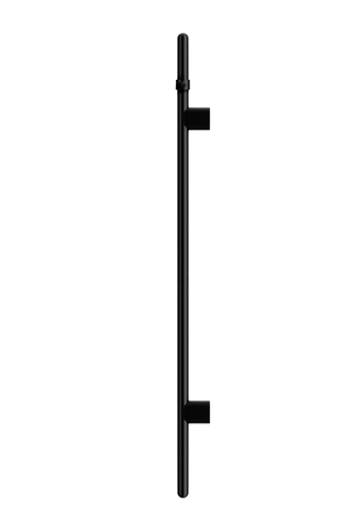 Heated Vertical Towel Rail - Matte Black