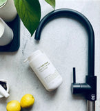 Round Gooseneck Kitchen Mixer Tap - Matte Black - MK03