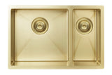 Lavello Kitchen Sink - One and Half Bowl 670 x 440 - PVD Brushed Bronze Gold - MKSP-D670440-PVDBB