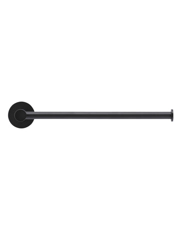Round Matte Black Guest Towel Rail