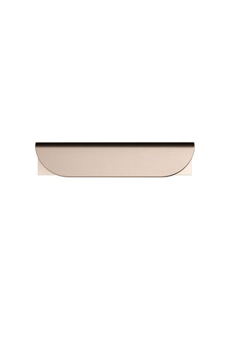 Öppen Edge-Pull 75mm Cabinet Handle (Brushed) - PVD Champagne