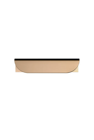 Öppen Edge-Pull 75mm Cabinet Handle (Brushed) - Lustre Bronze
