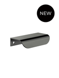 Öppen Edge-Pull 75mm Cabinet Handle (Brushed) - Shadow Gunmetal - MRCH-1E07N-PVDGM