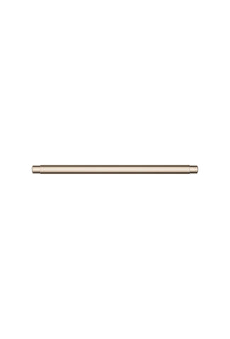 Öppen Round Pull 200mm Cabinet Handle (Linear Knurled) - PVD Champagne