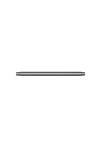Öppen Round Pull 200mm Cabinet Handle (Linear Knurled) - Shadow Gunmetal