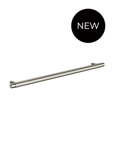Öppen Round Pull 328mm Cabinet Handle (Linear Knurled) - PVD Brushed Nickel