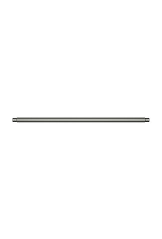 Öppen Round Pull 328mm Cabinet Handle (Linear Knurled) - Shadow Gunmetal