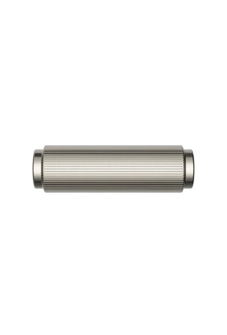 Öppen T-Pull Cabinet Handle (Linear Knurled) - PVD Brushed Nickel