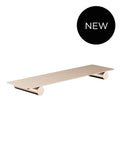 Curvaé Shower Shelf 400mm - Champagne - MRSS-2040N-CH