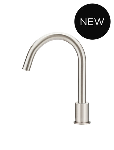 Round Hob Mounted Swivel Spout - PVD Brushed Nickel