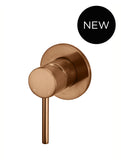 Round Wall Mixer Trim Kit (In-wall Body Not Included) - Lustre Bronze - MW03-FIN-PVDBZ