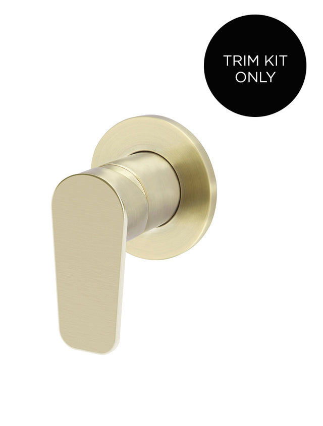 Round Wall Mixer Paddle Handle Trim Kit (In-wall Body Not Included) - PVD Tiger Bronze (SKU: MW03PD-FIN-PVDBB) by Meir