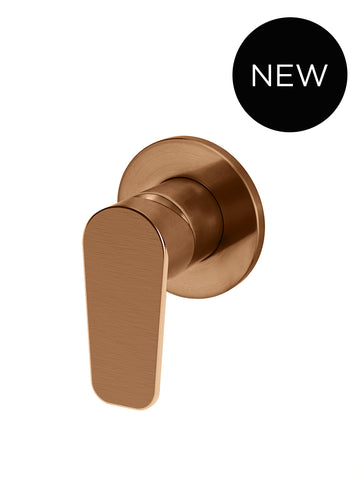 Round Wall Mixer Paddle Handle Trim Kit (In-wall Body Not Included) - Lustre Bronze