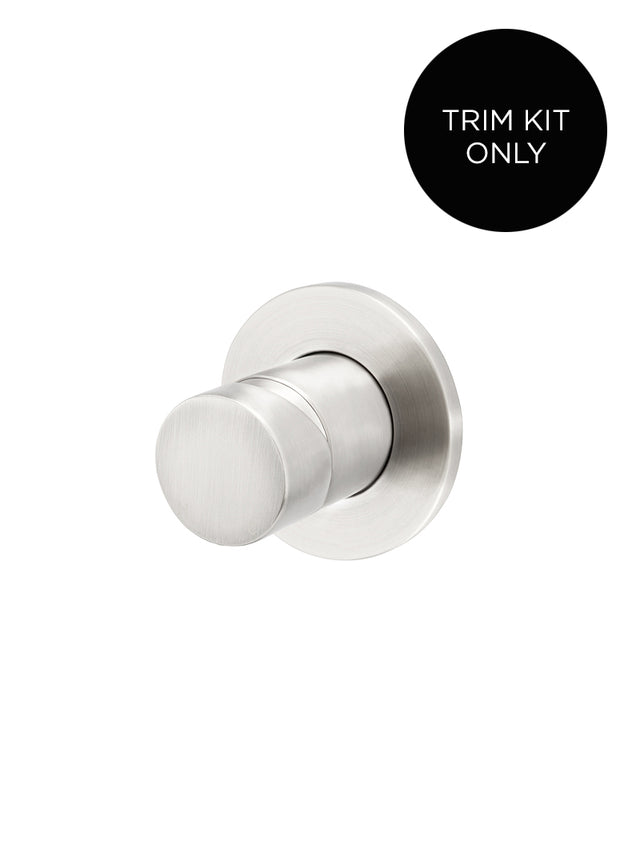 Round Wall Mixer Pinless Handle Trim Kit (In-wall Body Not Included) - PVD Brushed Nickel (SKU: MW03PN-FIN-PVDBN) by Meir