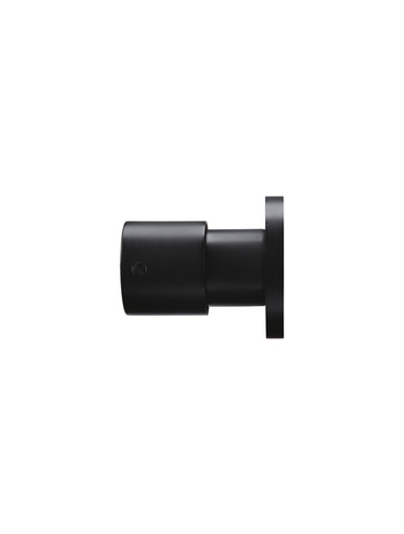 Meir Round Quarter-Turn Wall Taps - Matte Black