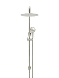 Round Combination Shower Rail 300mm Rose, Three Function Hand Shower - PVD Brushed Nickel - MZ0706-PVDBN