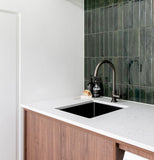 Round Gooseneck Kitchen Mixer Tap - Shadow Gunmetal - MK03-PVDGM