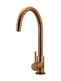 Round Gooseneck Kitchen Mixer Tap - Lustre Bronze - MK03-PVDBZ