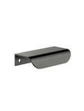 Öppen Edge-Pull 75mm Cabinet Handle (Brushed) - Shadow Gunmetal - MRCH-1E07N-PVDGM