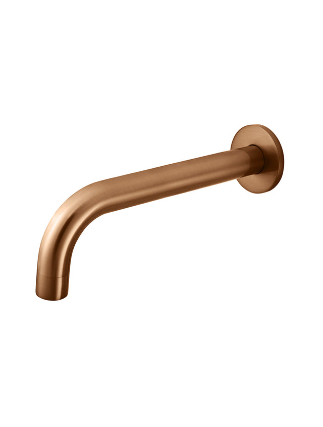 Universal Round Curved Spout - PVD Lustre Bronze (SKU: MS05-PVDBZ) by Meir