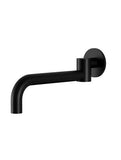Round Swivel Wall Spout - Matte Black - MS16