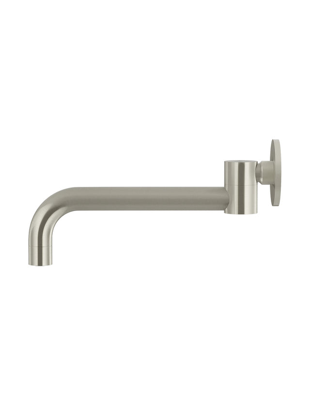 Round Swivel Wall Spout - PVD Brushed Nickel (SKU: MS16-PVDBN) by Meir