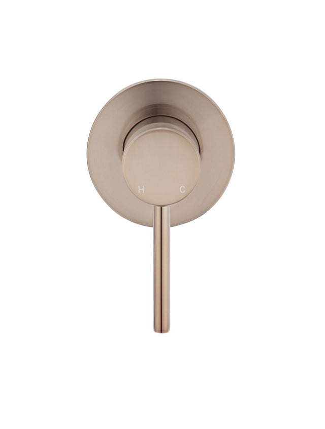 Round Wall Mixer Trim Kit (In-wall Body Not Included) - Champagne (SKU: MW03-FIN-CH) by Meir