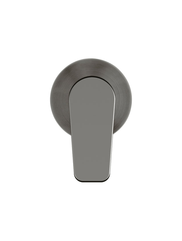 Round Wall Mixer Paddle Handle Trim Kit (In-wall Body Not Included) - Shadow Gunmetal (SKU: MW03PD-FIN-PVDGM) by Meir