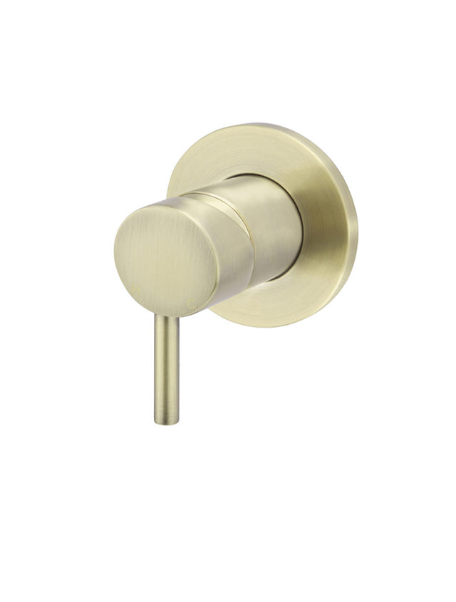 Round Wall Mixer Short Pin–lever Trim Kit (In-wall Body Not Included) - PVD Tiger Bronze (SKU: MW03S-FIN-PVDBB) by Meir