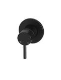 Round Wall Mixer Short Pin–lever Trim Kit (In-wall Body Not Included) - Matte Black - MW03S-FIN