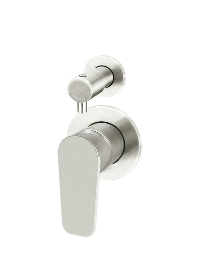 Round Diverter Mixer Paddle Handle Trim Kit (In-wall Body Not Included) - PVD Brushed Nickel (SKU: MW07TSPD-FIN-PVDBN) by Meir