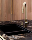 Round Soap Dispenser - PVD Tiger Bronze - MP09-PVDBB