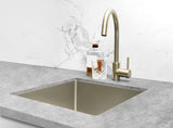 Round Gooseneck Kitchen Mixer Tap - PVD Brushed Nickel - MK03-PVDBN