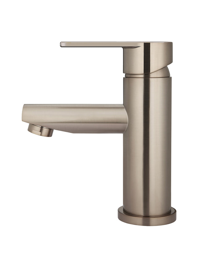Round Paddle Basin Mixer - Champagne (SKU: MB02PD-CH) by Meir