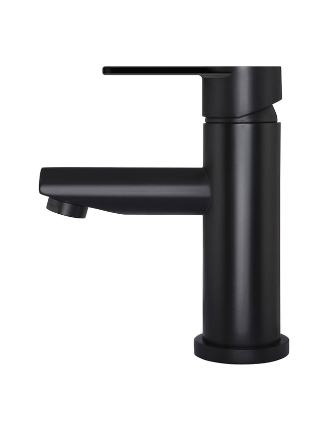 Round Paddle Basin Mixer - Matte Black (SKU: MB02PD) by Meir
