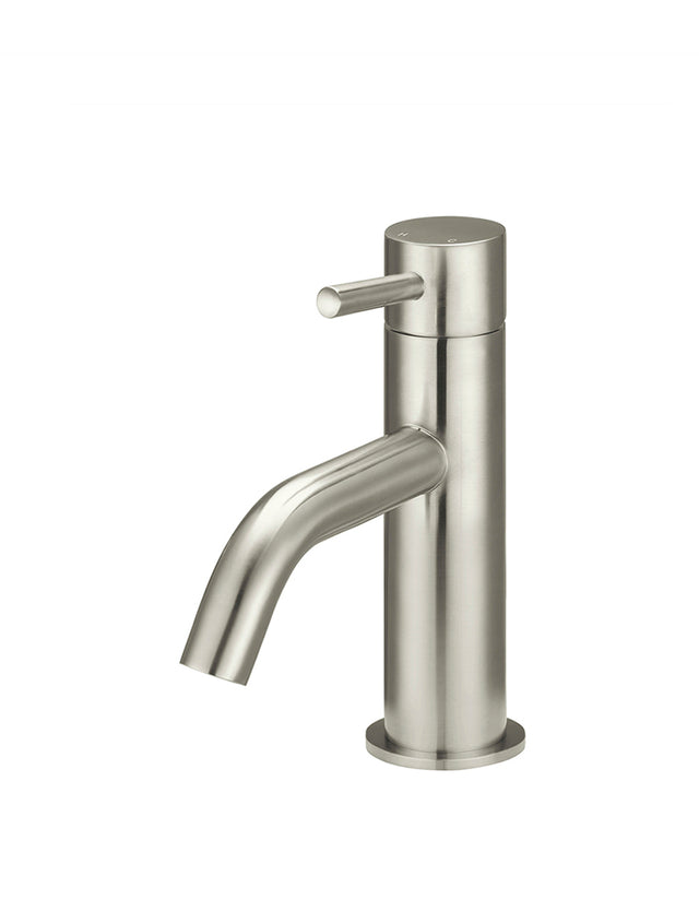 Piccola Basin Mixer Tap - PVD Brushed Nickel (SKU: MB03XS-PVDBN) by Meir