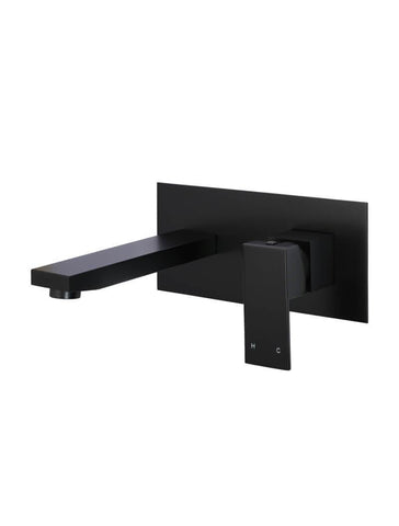 Black Wall Basin Set