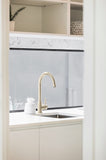 Round Gooseneck Kitchen Mixer Tap - PVD Brushed Nickel - MK03-PVDBN