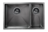 Lavello Kitchen Sink - One and Half Bowl 670 x 440 - Gunmetal Black - MKSP-D670440-GM