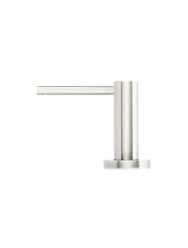 Round Soap Dispenser - PVD Brushed Nickel (SKU: MP09-PVDBN) by Meir