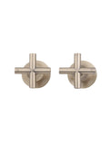 Round Cross Handle Jumper Valve Wall Top Assemblies - Champagne - MW08JL-CH