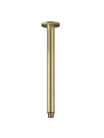 Round Ceiling Shower Arm 300mm - PVD Tiger Bronze Gold