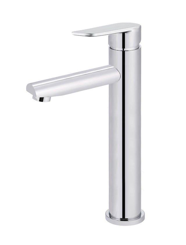 Round Paddle Tall Basin Mixer - Polished Chrome (SKU: MB04PD-R2-C) by Meir